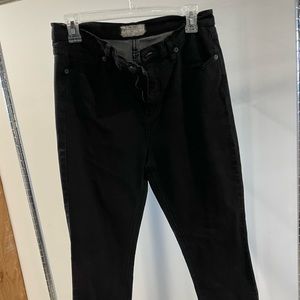 Free people pants dark gray color size 29 pants great condition no flaws